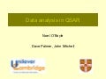 Data Analysis in QSAR