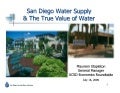 The True Value of Water
