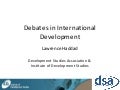 Debates in International Development