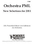 2011 Texas UIL | PML Orchestra Additions 2011-2012