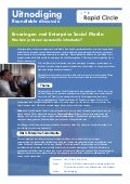 Uitnodiging Enteprise Social Media Roundtable Rapid Circle