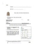 bahasa melayu tahun 3 penulisan