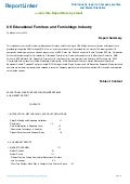 UK Educational Furniture and Furnishings Industry