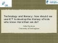 The Teleological Divide and ICT