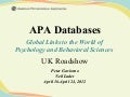 Eduserv APA UK Roadshow