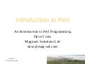 Beginning Perl