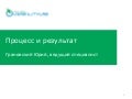 Процесс и результат (Юрий Грановский, USABILITYLAB, ММТ Львов, УРИФ Донецк, 2013) 