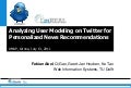 UMAP 2011: Analyzing User Modeling on Twitter for Personalized News Recommendations