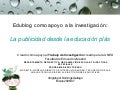 Un edublog Como Apoyo A La InvestigacióN