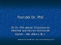 Un test muy interesante