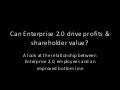 Enterprise 2.0, employees & profits