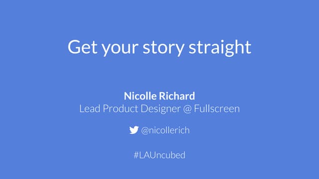 LA Uncubed presentation