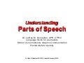 Understanding Parts of Speech