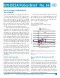 UN DESA Policy Brief 36 - Can a protracted slowdown be avoided?