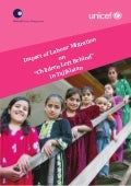 Impact of Migration on "Children left behind" in Tajikistan
