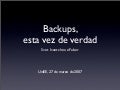 Backups