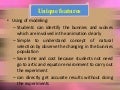 Unique features powerpoint