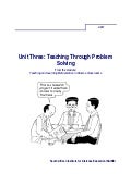 Ace Maths Unit Three: Teaching Through Problem Solving (pdf)