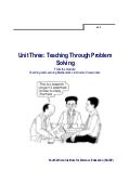 Ace Maths Unit Three: Teaching Through Problem Solving (word)