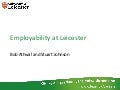 University of leicester   employability