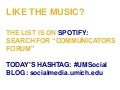 University of Michigan Social Media 05-28-12