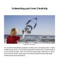 Unleashing your inner creativity