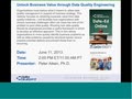 Data-Ed: Unlock Business Value through Data Quality Engineering
