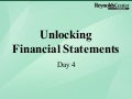 Unlocking Financial Statements (2012) - Day 4 by Jimmy Gentry