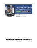 Facebook Mobile App for iPhone, iPad and Android Phones