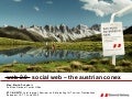 UNWTO / ETC: Social Web - the Austrian Conex