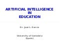 Artificial Intelligence in Education
