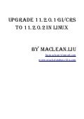 Upgrade 11.2.0.1 gi crs to 11.2.0.2 in linux