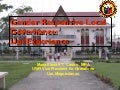 Gender Responsive Local Governance: Upi Experience