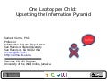 Upsetting the Information Pyramid