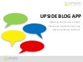 Upside Blog App