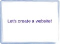 Your first website in under a minute with Dancer
