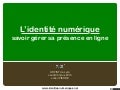 Stage URFIST sur l'identité numérique