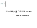 Usabilitydraft