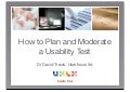 Usability Testing Bootcamp