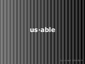 us·able