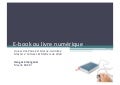 E-book, un usage émergent