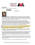 Community Ventures Corporation/USDA Press Release 10-28-10
