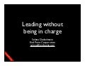 Leading Without Being In Charge