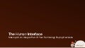 The Human Interface: Making UX An Integral Part of Your Technology Buying Decisions