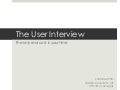 User interview wahl_upa