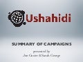 Ushahidi Campaign Summary 2011