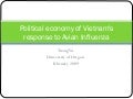 Political Economy of Vietnam's response to Avian Influenza by Tuong Vu