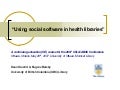Using Social Software in Health Libraries