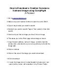 Protocol for Creative Commons & Compfight
