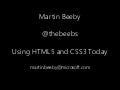 Using HTML5 and CSS3 today